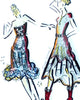 "Graphic Gowns" Fashion Illustration